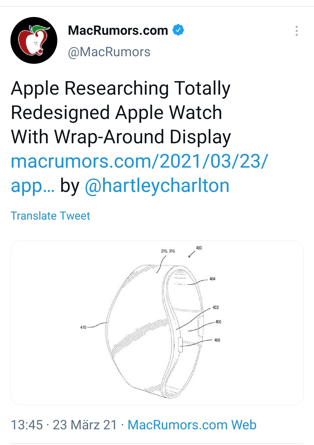 Apple Watch 7 mit neues Design?  